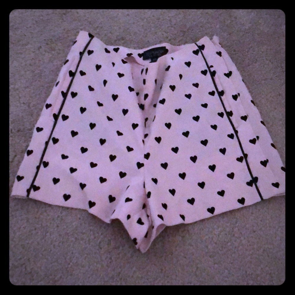 TOP SHOP high waisted shorts